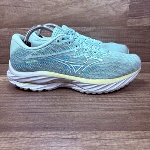 Mizuno Wave Rider 27 Green Womens US Size 7 EUR 37 411418.5A00 Running Shoes